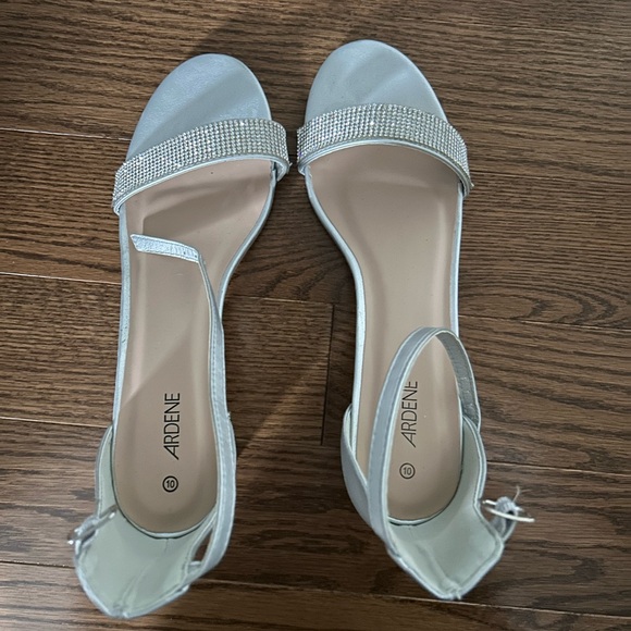 Sparkly Silver Heels - Picture 1 of 3